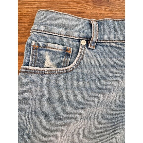 Loft High Rise Cut Off Denim Short Size 27 - Picture 6 of 7